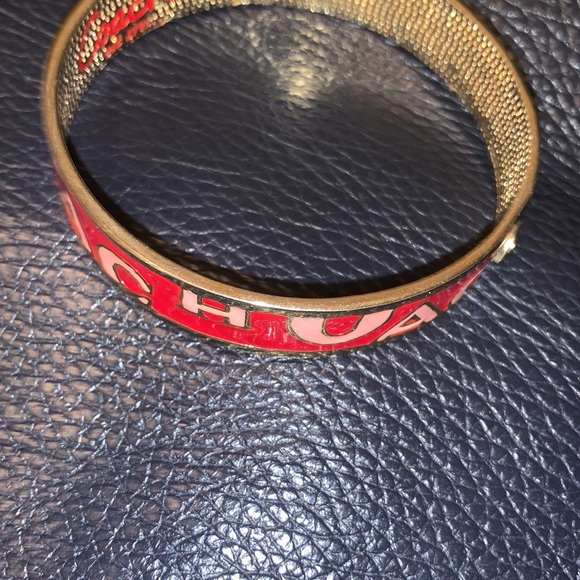 WHAT A DEAL!!!! COACH VINTAGE RED & Pink Bangle bracelet. HARD TO Find! - Picture 1 of 5